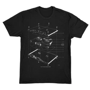 NEW Old School Mix Cassette Tape Assembly Hip Hop Custom Shirt S-3XL Blueprint - Picture 1 of 1