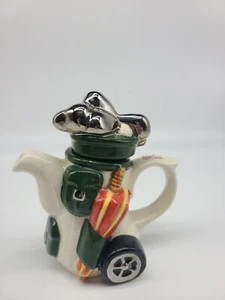 Tony Carter Golf Bag Golf Clubs Umbrella Teapot 5"x4.5"  - Picture 1 of 17