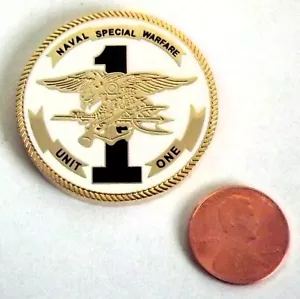 Challenge Coin - US Navy - Naval Special Warfare Unit 1 - Task Force 71 - Good C - Picture 1 of 2