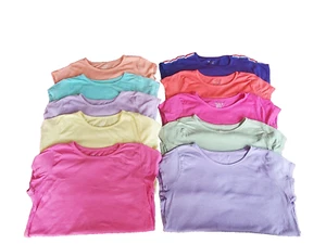 Girls Basic T-Shirts 11 pack Size 16 - Picture 1 of 5