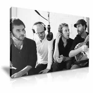 Cartel Coldplay Impresión Imagen Lona Arte de Pared 76x50cm  - Imagen 1 de 7