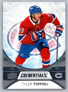 2021-22 Upper Deck Credentials #22 Tyler Toffoli Montreal Canadiens - Bild 1 von 2