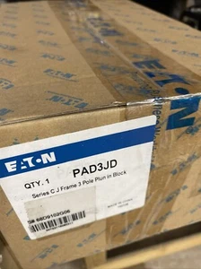 Sealed EATON Cutler Hammer PAD3JD Series C J Frame Plug in Block 68D9102G06 - Picture 1 of 6