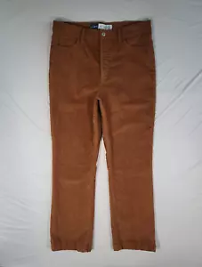 Old Navy Womens Corduroy Pants Size 10 Extra High Rise Kicker Bootcut Button Fly - Picture 1 of 15