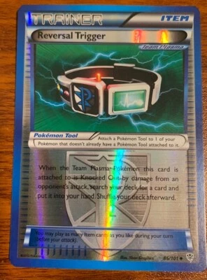 2013 Pokemon B & W Plasma Blast Reverse Holo Reversal Trigger Used Free Shipping - Image 1 of 2