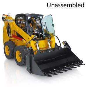 LESU 1/14 Metal Aoue-LT5H Wheeled Skid-Steer Loader RC Hydraulic DIY Model Sound - Picture 1 of 13