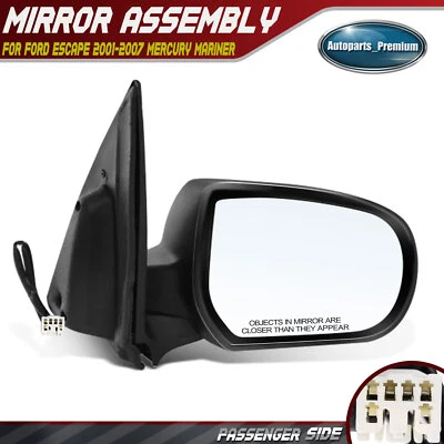 Espelho elétrico de passageiros com dobrável manual para Ford Escape 01-07 Mercury Mariner - Imagem 1 de 4