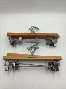Coldwater Creek  Wooden Hangers. Light Brown Wood. Lot Of 10 - Picture 1 of 2