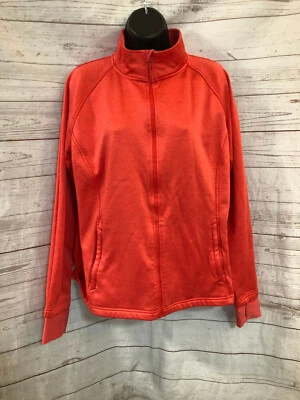 Mondetta Women’s Orange Active Wear Full Zip Windbreaker Jacket Size XL - Image 1 of 4