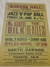 1963 Vintage Music Poster Art - The Beatles repro A4