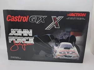 New in Box 2001 John Force Castrol GTX Ford Mustang Funny Car 1:24 Scale Action - Picture 1 of 12