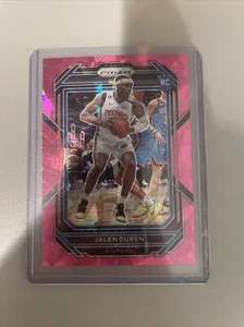 2022-23 Panini Prizm Jalen Duren Pink Cracked Ice #239 Detroit Pistons RC Rookie - Picture 1 of 2