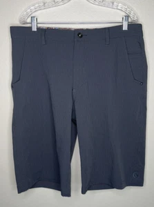 Lululemon Atheltica Shorts Rare Chinese Dragon Print Chino Shorts Men Gray Sz 38 - Picture 1 of 9