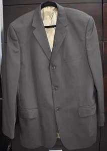 Ted Baker 2 Piece Wool Suit Khaki Green Jacket 42R Pants 36 (fit 38) - Picture 1 of 19