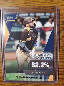  2021 Topps Series 2 Fernando Tatis Jr. Significant Statistics Blue SP #SS-2