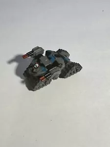 Small Micro Machine Plastic JF Trak-40 Tank in Blue/Gray/Black Camouflage - Picture 1 of 3