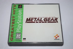 Metal Gear Solid Greatest Hits Playstation 1 PS1 Original Video Game Case Only - Picture 1 of 6