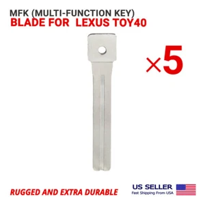 5X MFK (llave multifunción) Llave de recarga para Lexus TOY40 - Imagen 1 de 2
