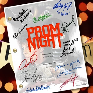 Prom Night Skript signed Autogramm Reprints Jamie Lee Curtis Prom Night 1980 - Bild 1 von 11