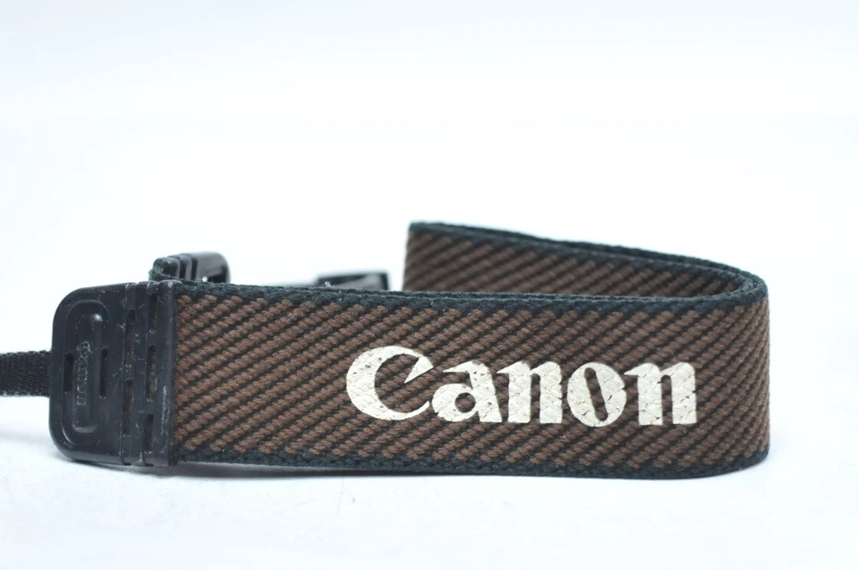Correa para cámara Canon vintage EOS marrón Foto 1 de 1