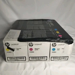 HP LaserJet Pro Tri-Pack Toner Cartridge Magenta Cyan Yellow CF440AM 312A - Picture 1 of 19