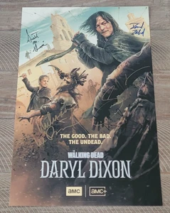 SDCC 2025 THE WALKING DEAD DARYL DIXON 11 X 17 POSTER/STAMPA *CAST FIRMATO!!* - Foto 1 di 9