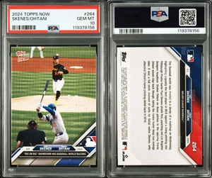 PSA 10 Paul Skenes/Shohei Ohtani 2024 Topps Ahora #264 Piratas Dodgers MLB GEMA MT - Imagen 1 de 4