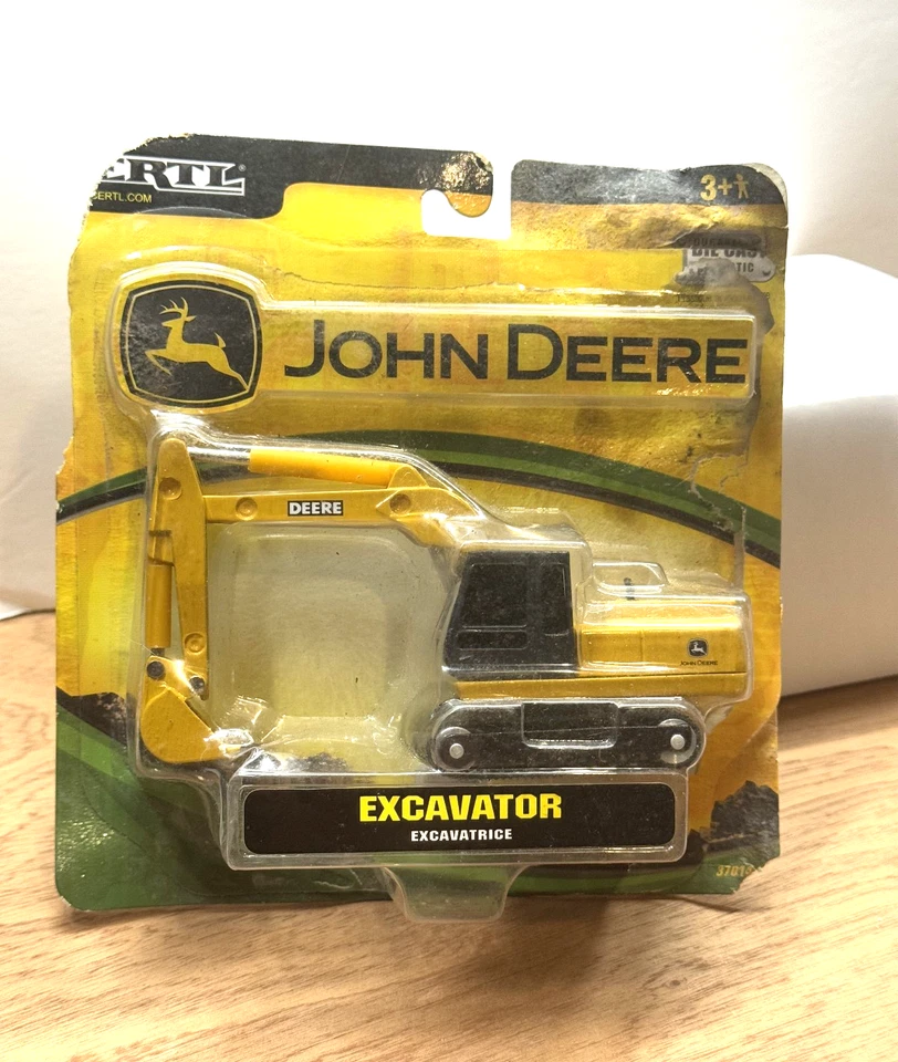 Ertl John Deere Yellow Construction Dump Truck Semi Trailer #37014H READ