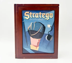 Stratego Vintage Game Collection 2005 Wooden Book Box Edition Complete - Picture 1 of 24