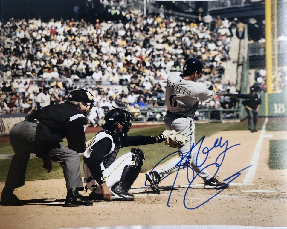 Jeff Cirillo Milwaukee Brewers Rockies Mariners autografiado 8x10 certificado de autenticidad Foto 1 de 1