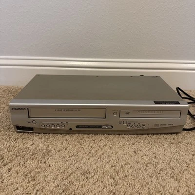 Sylvania DVC840G VCR DVD Recorder Player Combo Tested/Working No Remote - Image 1 of 4