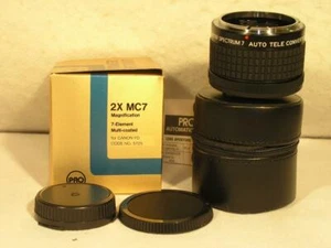 Boxed Promaster Spectrum 7 2X MC7 7-Element Canon FD Teleconverter A-1 AE-1 F-1 - Picture 1 of 7