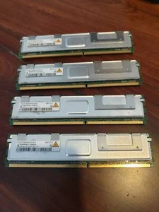 RAM ECC PC2-5300F DDR2 2Gb x 4pcs Tested Working. 2 Lots - Picture 1 of 4