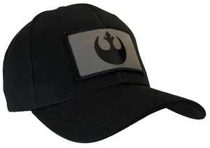 Star Wars Rebel Sombrero Bola Negro 100 % Algodón Estructurado - Imagen 1 de 3