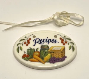 Cravatta per ricette in ceramica LONGABERGER--Usata - Foto 1 di 4