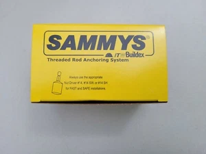 Brand New Box of 25 Sammys 8013925 for Wood GST 2  2", 1/2" Rod - Picture 1 of 3