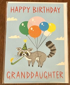 Birthday Card Granddaughter , Fun Quirky Design By Oliver Lake