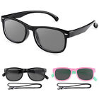 1 / 2 Pairs For Boy Girl Polarized Sunglasses UV400 Protection Shades with Strap