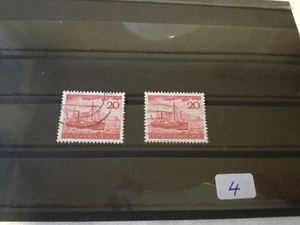 2 Stück Briefmarke BRD Mi.Nr. 152 Gestempelt Pos. 4 - Bild 1 von 1