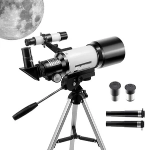 Telescope,Telescopes for Kids Beginners Adults,70mm Aperture Refractor Telescope - Picture 1 of 6