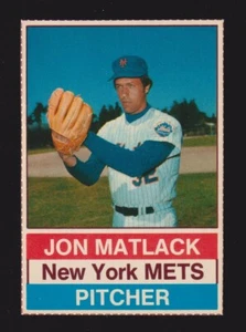 1976 Hostess #97 Jon Matlack Mets de Nueva York (líneas completas) casi nuevo + B - Imagen 1 de 2