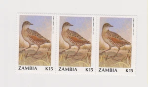 (Z-113) ZAMBIA 1990 BIRDS (Comcrake) - Picture 1 of 1