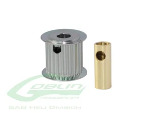 SAB Aluminum Motor Pulley 22T (for 6/8mm motor shaft) - Goblin 700 Competition / - Picture 1 of 1