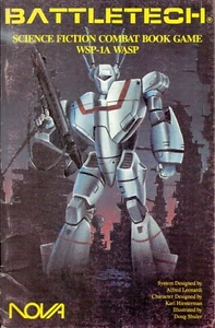RPG / NOVA BATTLETECH SCIENCE FICTION COMBAT BOOK GAME WSP-1A WASP - Imagen 1 de 1