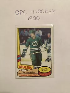 1980-81 OPC #91 MARK HOWE ALL STAR HARTFORD WHALERS O-PEE-CHEE - Picture 1 of 2