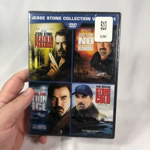 NEW Jesse Stone Collection Vol 1 Death in Paradise, No Remorse, Thin Ice + DVD - Picture 1 of 3