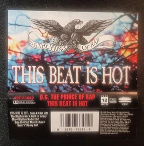B.G. The Prince Of Rap - This Beat Is Hot (Cass, Maxi) (Near Mint (NM or M-)) -  - Picture 1 of 4