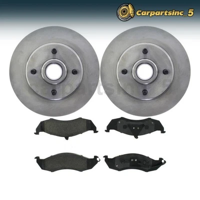 Brake Rotor Brake Pad Front 3PC for Ford Cougar 3.8L 1985 1986 1987 1988 Foto 1 de 4