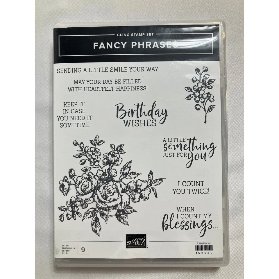 Estampación de frases elegantes estampillas adhesivas deseos de cumpleaños flores bendiciones artesanía Foto 1 de 4