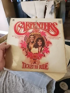 The Carpenters, Ticket To Ride. LP Vinyl Record UK IMPORT A&M (MFP 50431) Sealed - Picture 1 of 2